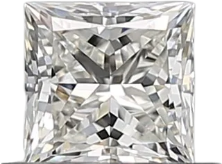 0.5 Carat I IF Princess Natural Diamond