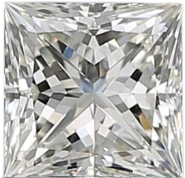 0.6 Carat J VVS2 Princess Natural Diamond