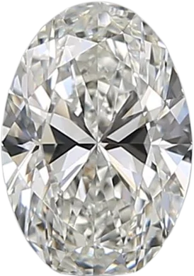 0.7 Carat G VVS2 Oval Natural Diamond