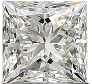 0.8 Carat J VVS2 Princess Natural Diamond