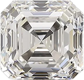 1.01 Carat E VVS1 Asscher Natural Diamond