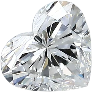 1.01 Carat H SI1 Heart Natural Diamond