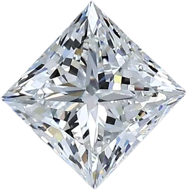 1.01 Carat E VVS2 Princess Natural Diamond