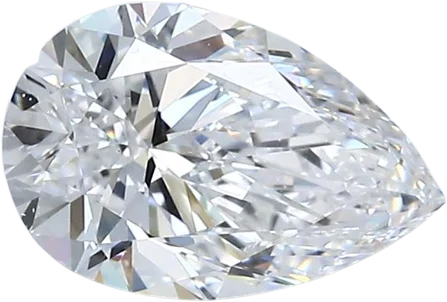 1.22 Carat D VS2 Pear Natural Diamond