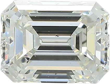 1.51 Carat H VS2 Emerald Natural Diamond