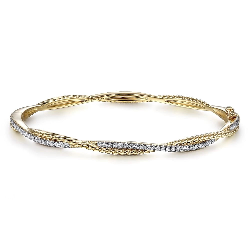 14K Yellow Gold Diamond Bracelet