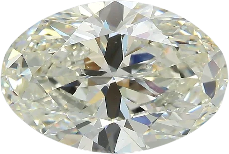 4.02 Carat J VS1 Oval Natural Diamond