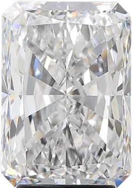 4.02 Carat D VS2 Radiant Natural Diamond