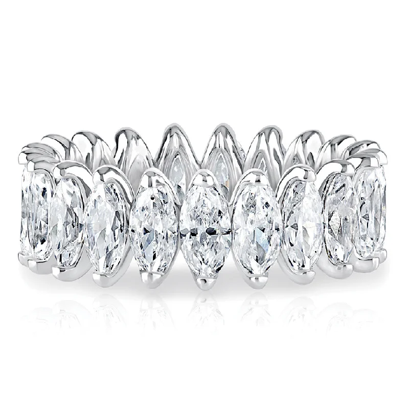 A. Jaffe Marquise Diamond Eternity Ring in White Gold