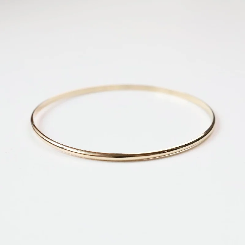 Thin Gold Filled Bangle Bracelet