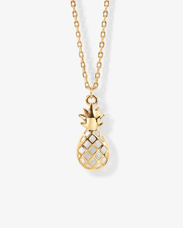 Dainty Pineapple Pendant Necklace