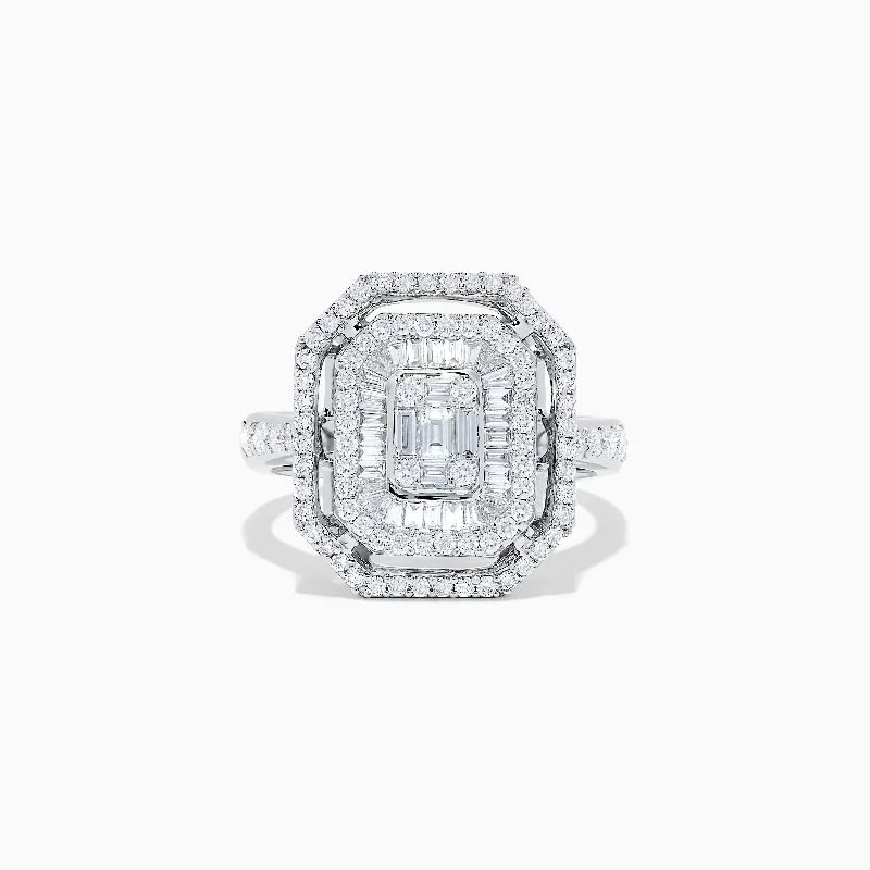 Classique 14K White Gold Diamond Ring