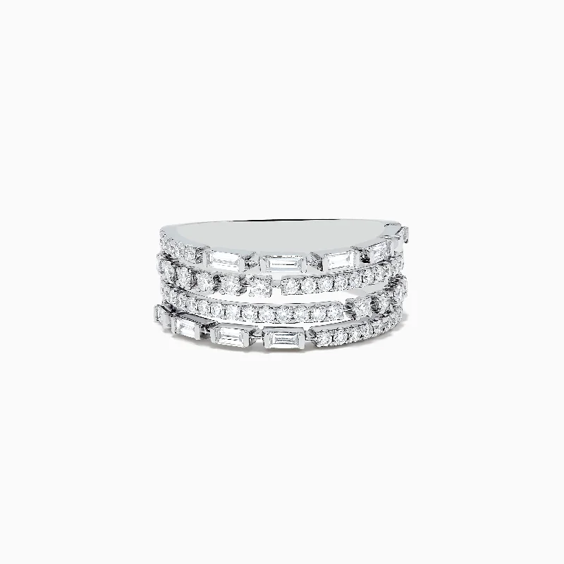 Classique 14K White Gold Diamond Ring