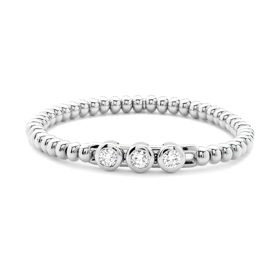 Hullchi Belluni 18K White Gold Diamond Bracelet