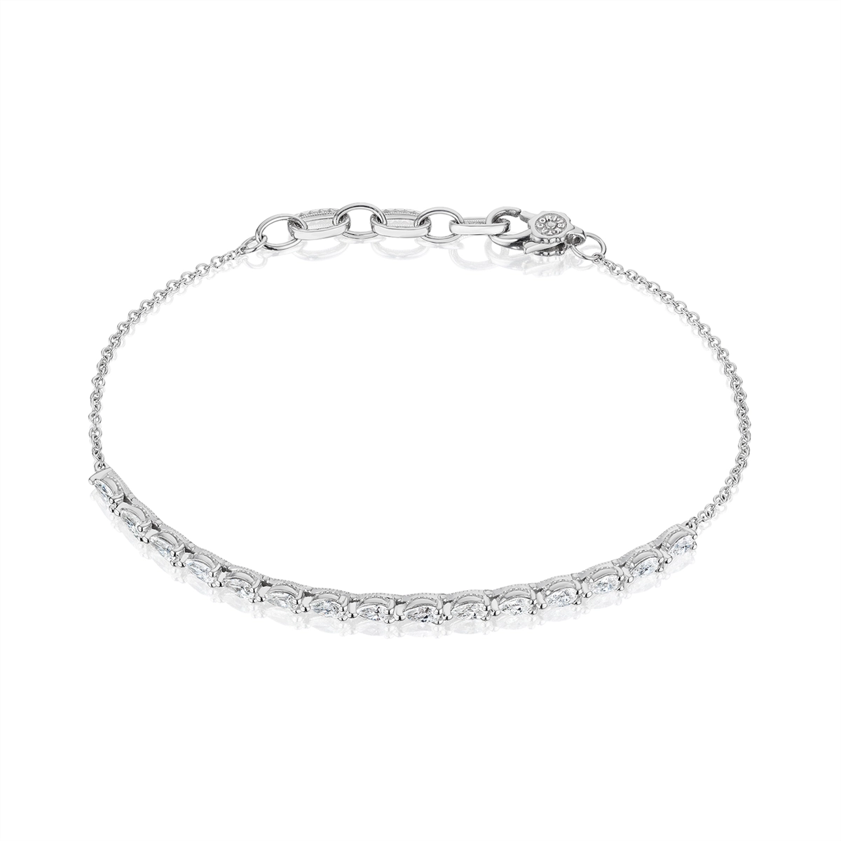 Tacori 18K White Gold Diamond Bracelet