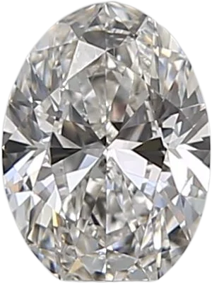 0.5 Carat F VVS1 Oval Natural Diamond