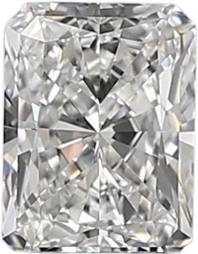 0.51 Carat F VS1 Radiant Natural Diamond