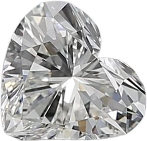 0.52 Carat G VVS2 Heart Natural Diamond