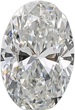 0.52 Carat F VVS1 Oval Natural Diamond