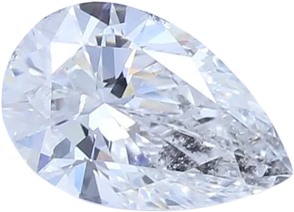 0.53 Carat E SI1 Pear Lab Diamond