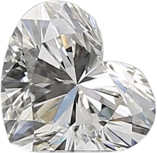 0.54 Carat H VVS2 Heart Natural Diamond