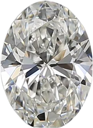 0.57 Carat G VVS2 Oval Natural Diamond