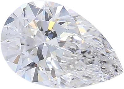 0.57 Carat D SI1 Pear Lab Diamond