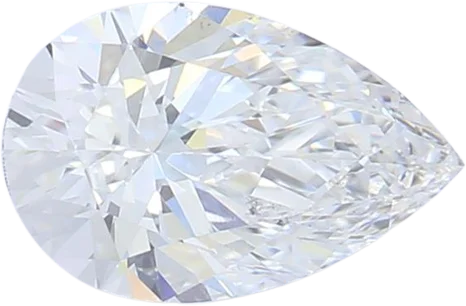 0.59 Carat D VS1 Pear Lab Diamond