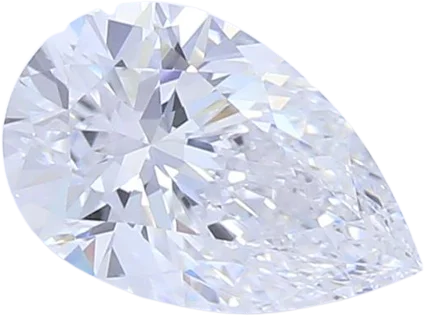 0.59 Carat E VVS2 Pear Lab Diamond