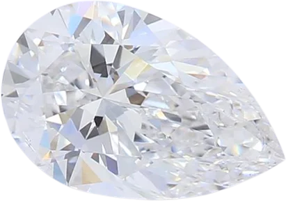 0.68 Carat D SI1 Pear Lab Diamond