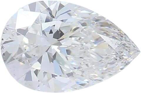 0.7 Carat F SI1 Pear Lab Diamond