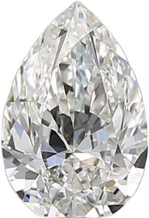 0.7 Carat G VVS1 Pear Natural Diamond