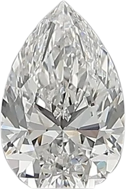 0.71 Carat F VVS1 Pear Natural Diamond