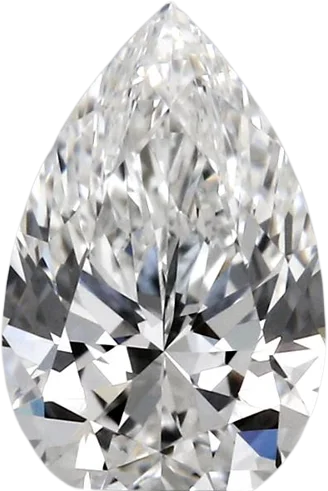 0.71 Carat F vvs2 Pear Lab Diamond