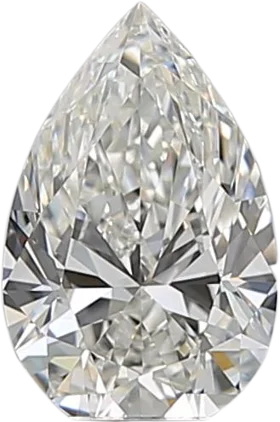 0.71 Carat H IF Pear Natural Diamond