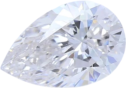 0.73 Carat F VVS2 Pear Lab Diamond