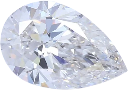 0.81 Carat G VVS2 Pear Lab Diamond