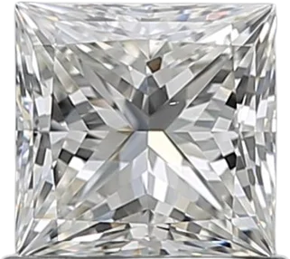 0.91 Carat H VS2 Princess Natural Diamond