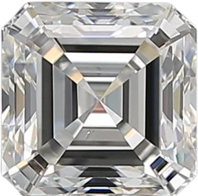 1.01 Carat G SI1 Asscher Natural Diamond