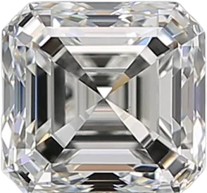 1.01 Carat G VS1 Asscher Natural Diamond