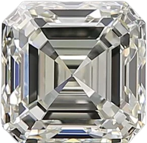 1.01 Carat K VVS1 Asscher Natural Diamond