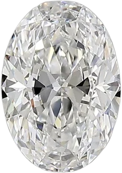 1.01 Carat F VVS1 Oval Natural Diamond