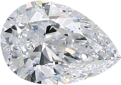 1.01 Carat E VS2 Pear Natural Diamond