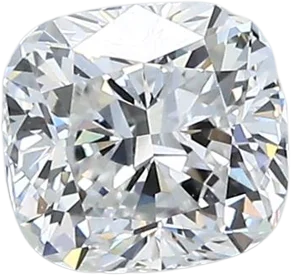 1.05 Carat F VS2 Elongated Cushion Natural Diamond