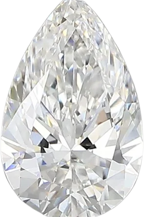 1.11 Carat E vvs2 Pear Lab Diamond