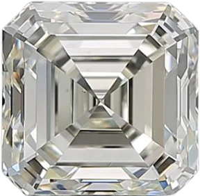 1.5 Carat K VS1 Asscher Natural Diamond