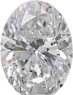 1.5 Carat D I1 Oval Natural Diamond