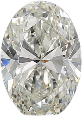 1.5 Carat J SI2 Oval Natural Diamond