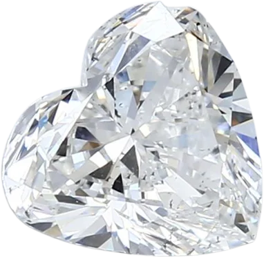 1.51 Carat E SI1 Heart Natural Diamond