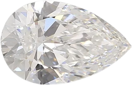 1.58 Carat D VS1 Pear Lab Diamond